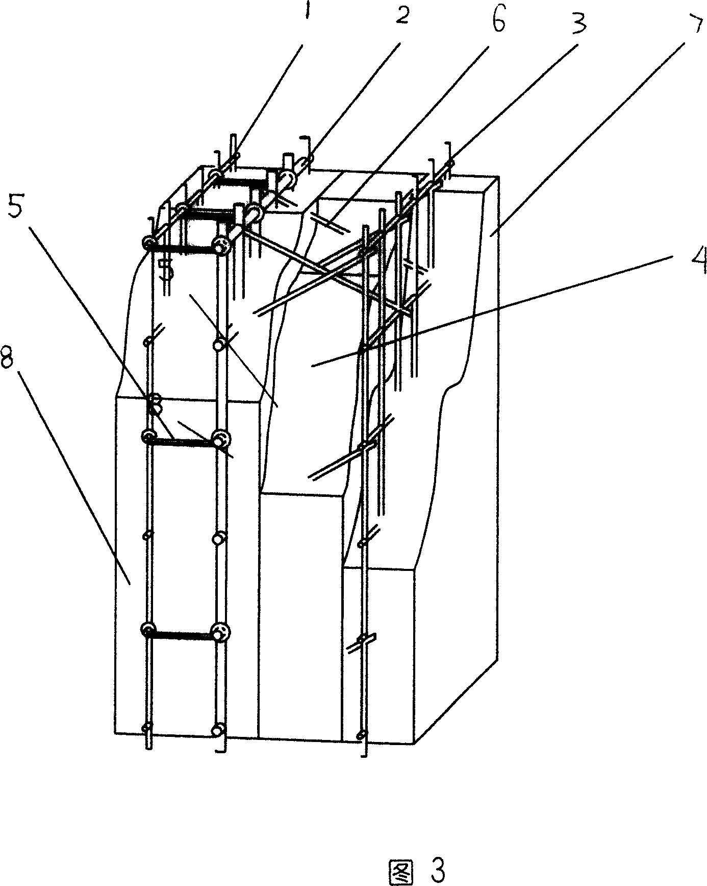 Composite shear wall and construction method