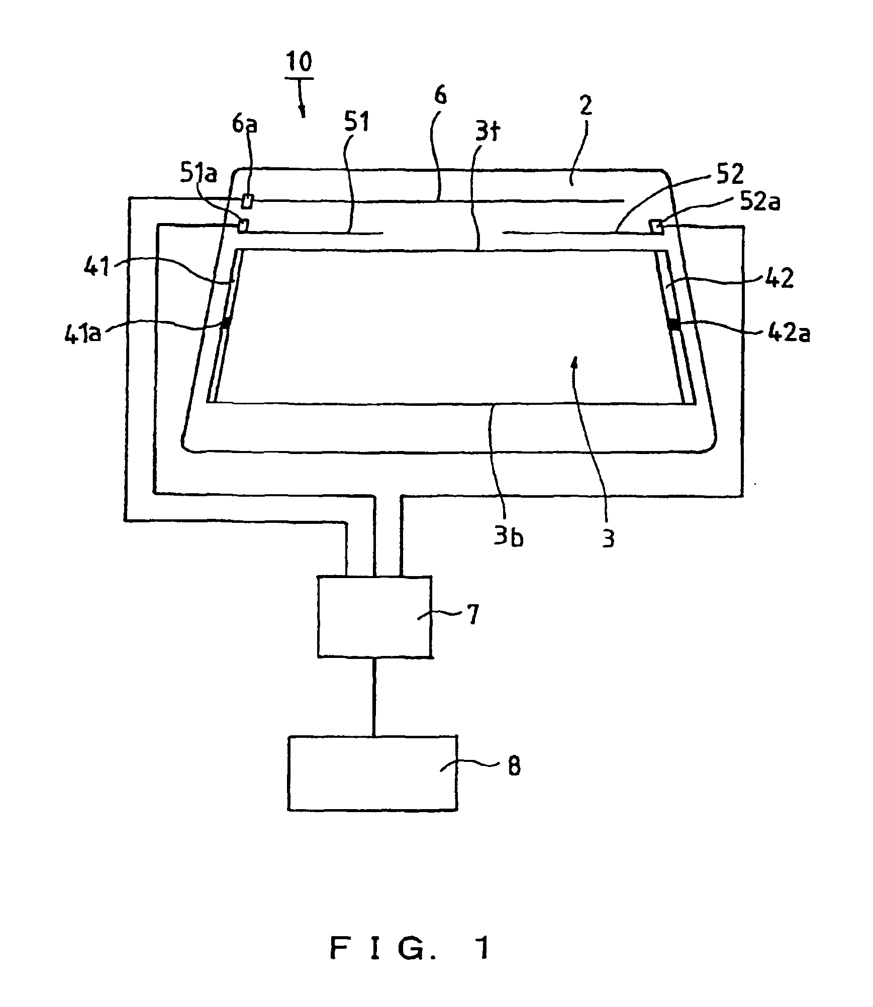 Glass antenna and glass antenna system using the same