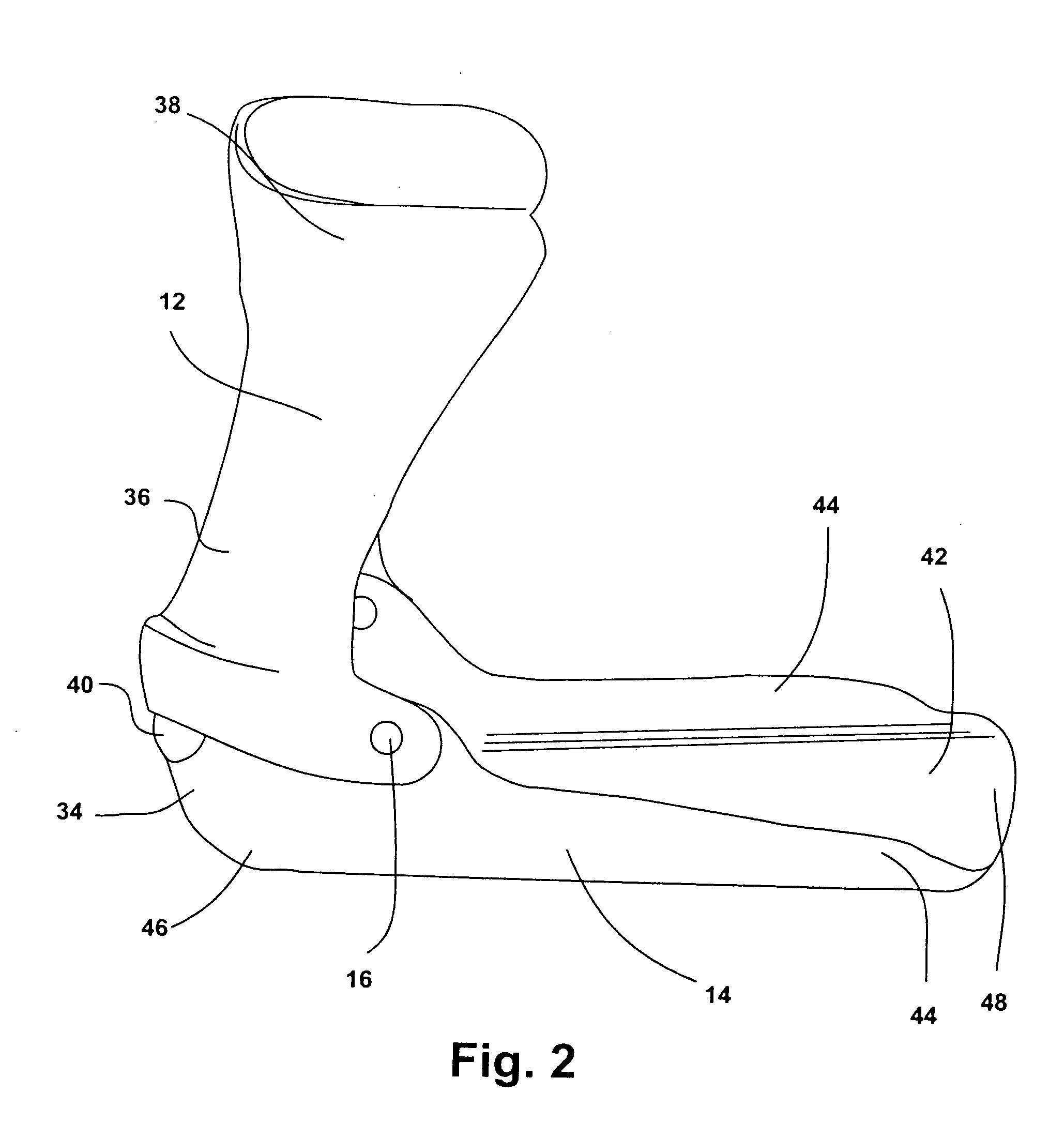 Foldable orthosis night splint with ortho-wedge