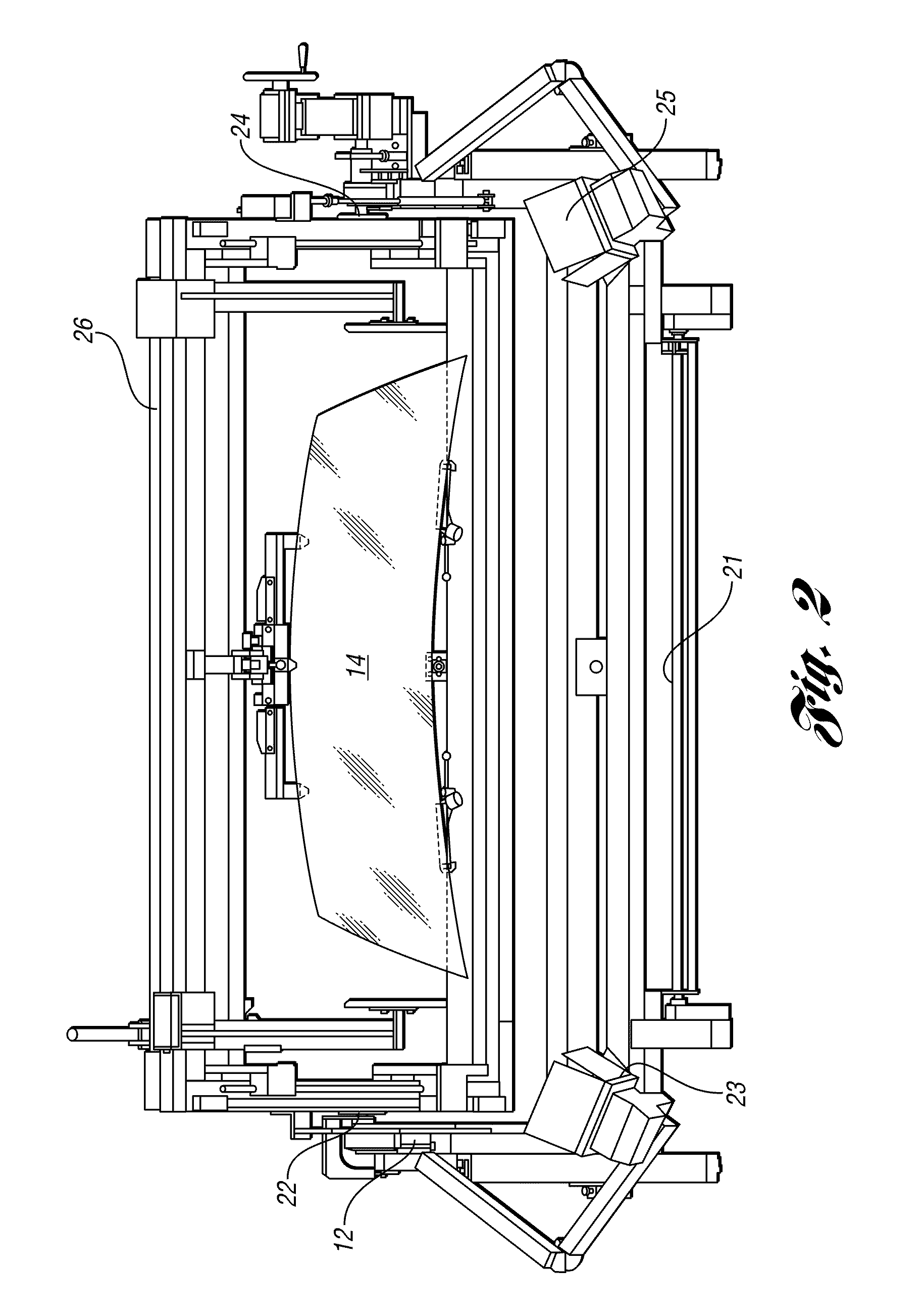 Method and apparatus for measuring transmitted optical distortion in glass sheets