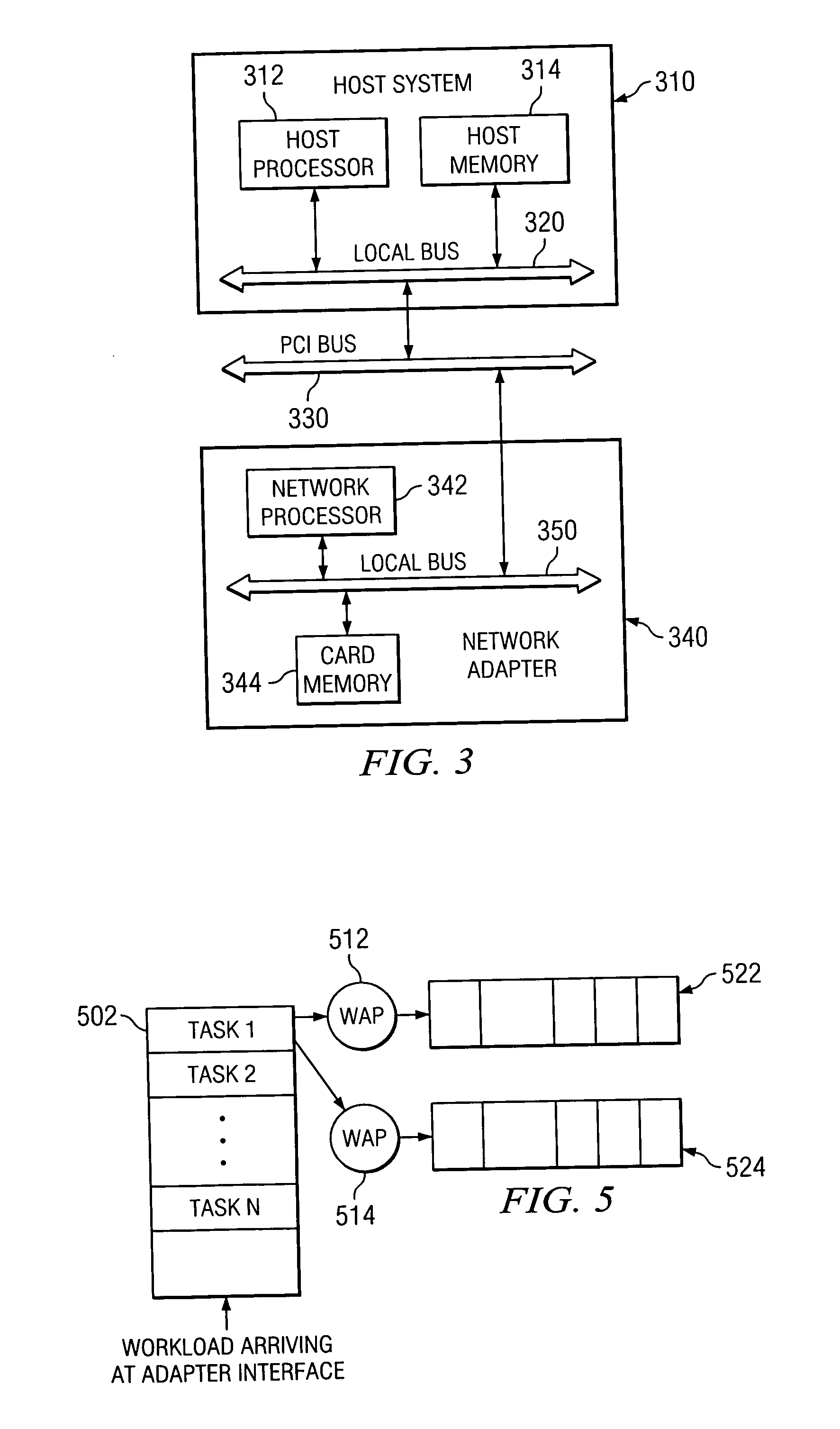 Method and apparatus for support of bottleneck avoidance in an intelligent adapter