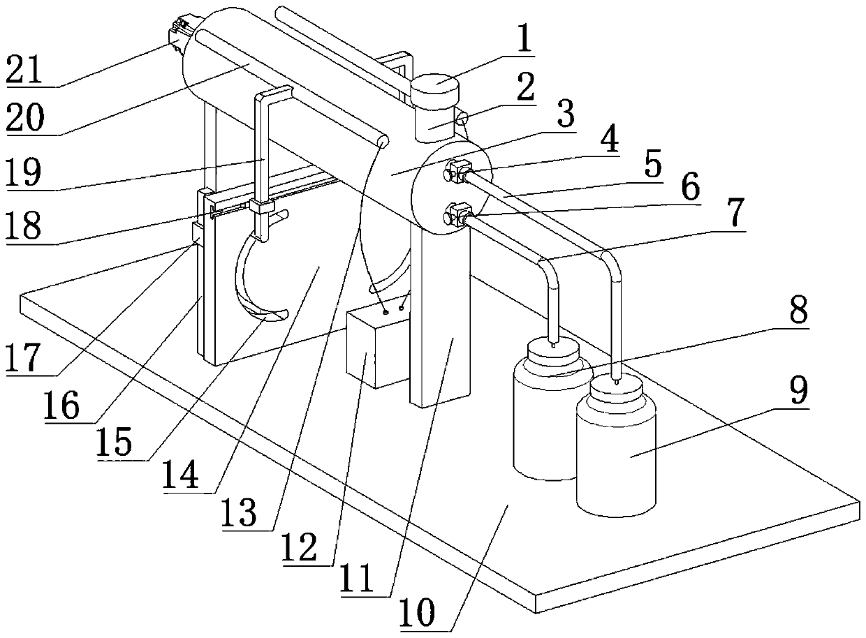 Preparation equipment for cardiovascular imaging examination contrast agent