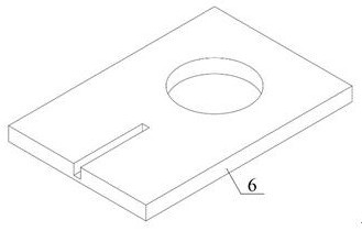 Measuring device and testing method for internal yarn mechanical properties of ceramic matrix composites