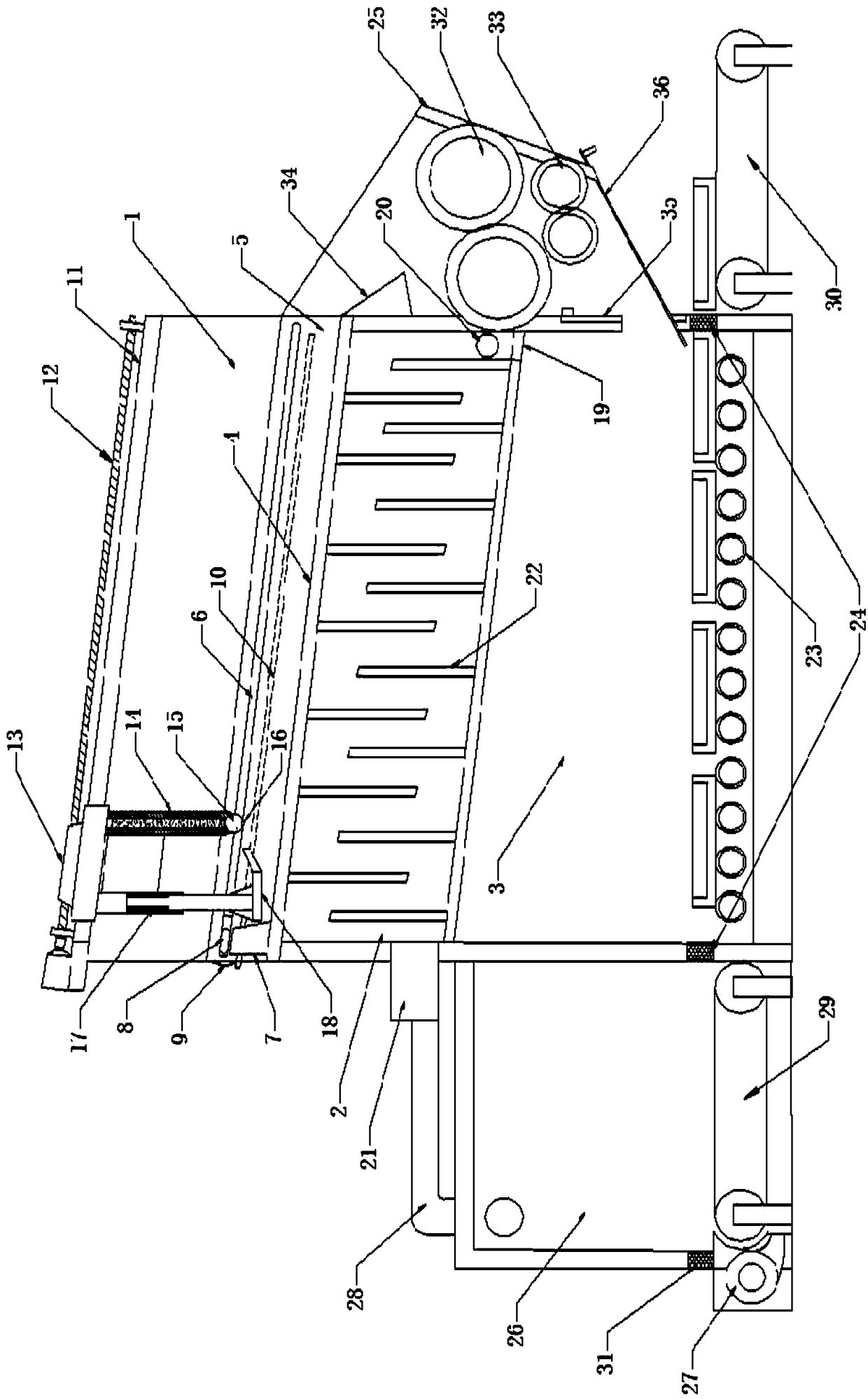 A slurry dry, pulverized and sinter integrated device