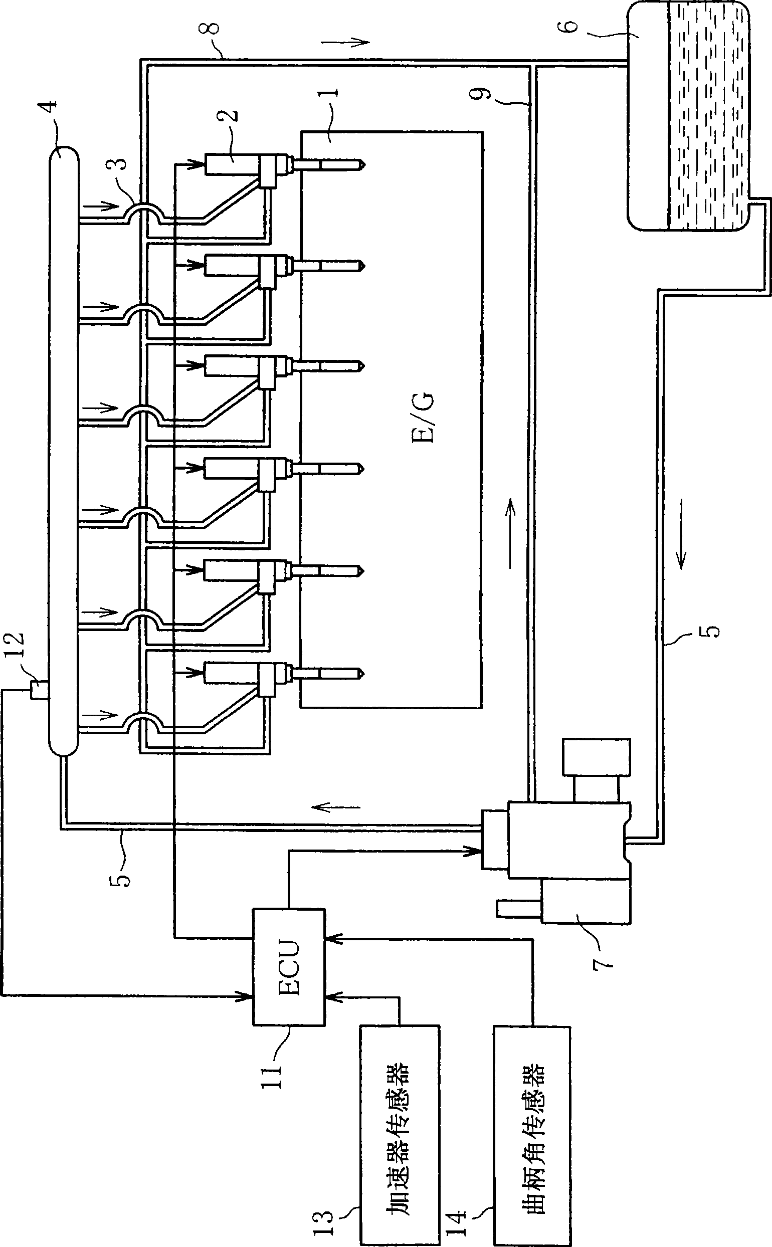 Fuel injection control device for engine