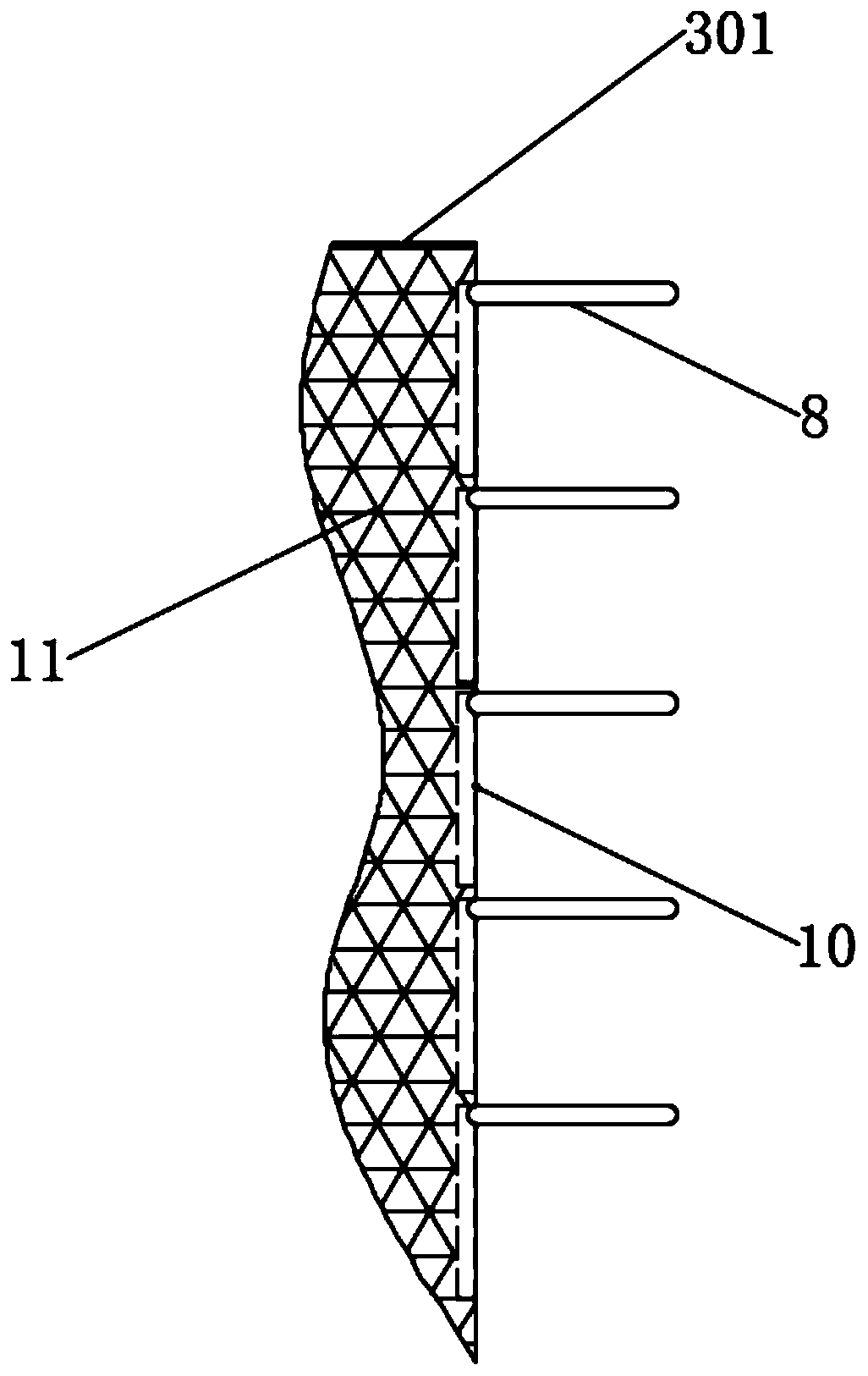 IC card swiping method for realizing integration of double cards by adopting magnetic shielding material