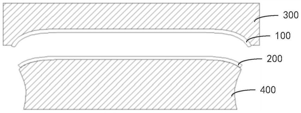 Laminating roller, laminating jig, and laminating method of flexible screen and curved cover plate