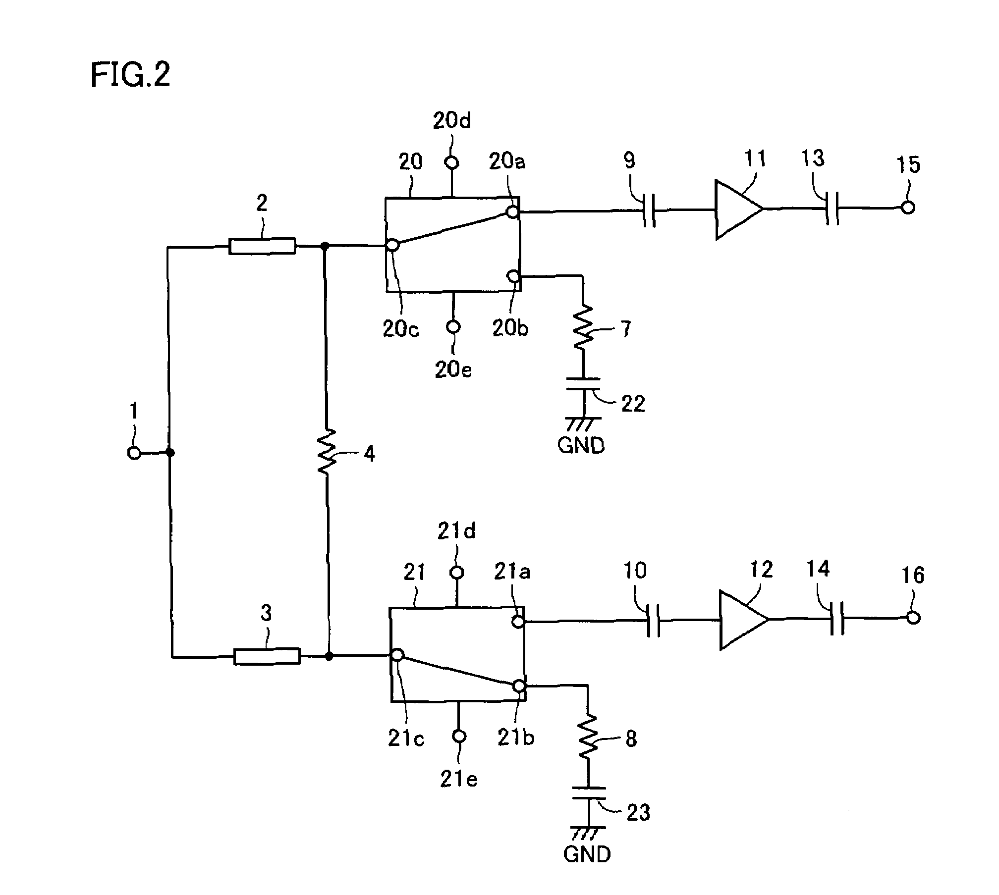 High-frequency distribution circuit for distributing high-frequency signal