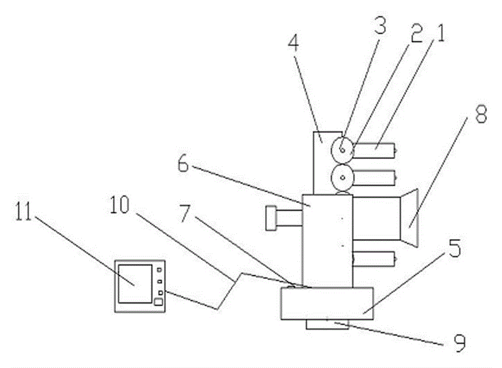 Device for detecting verticality of pier column of bridge