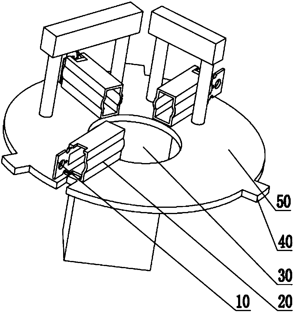 Brush box angle automatic bending mechanism and method