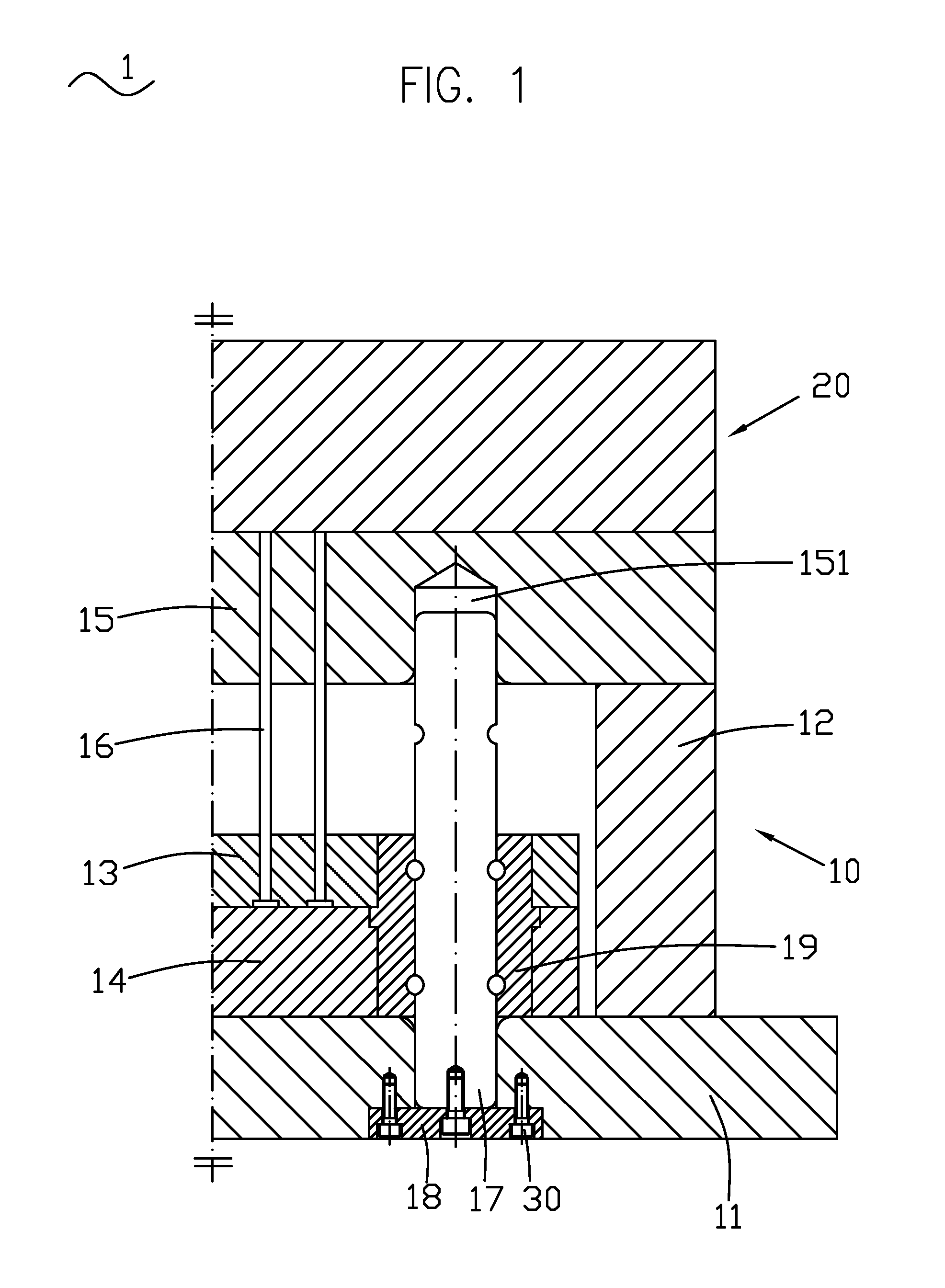Assembling method of an injection mold