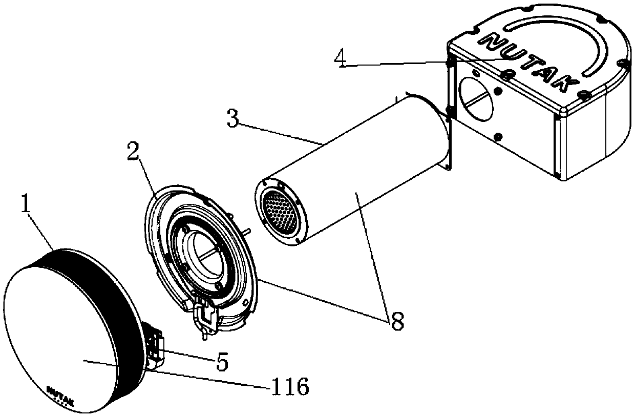 Fresh air device and fresh air service system