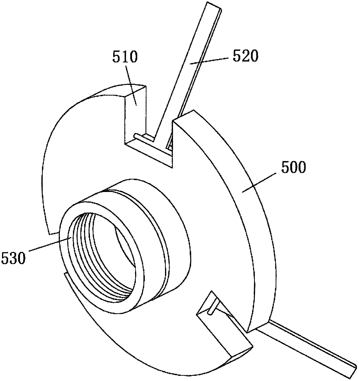 Communication cable extending and retracting device for communication engineering