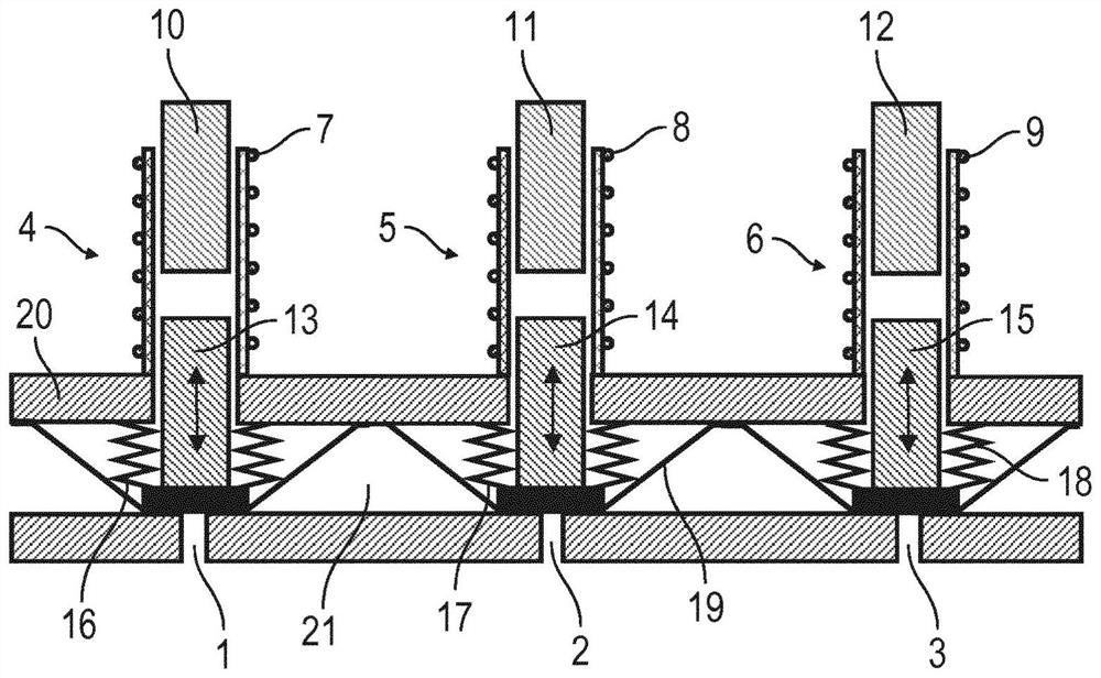 Printheads for applying coatings to components