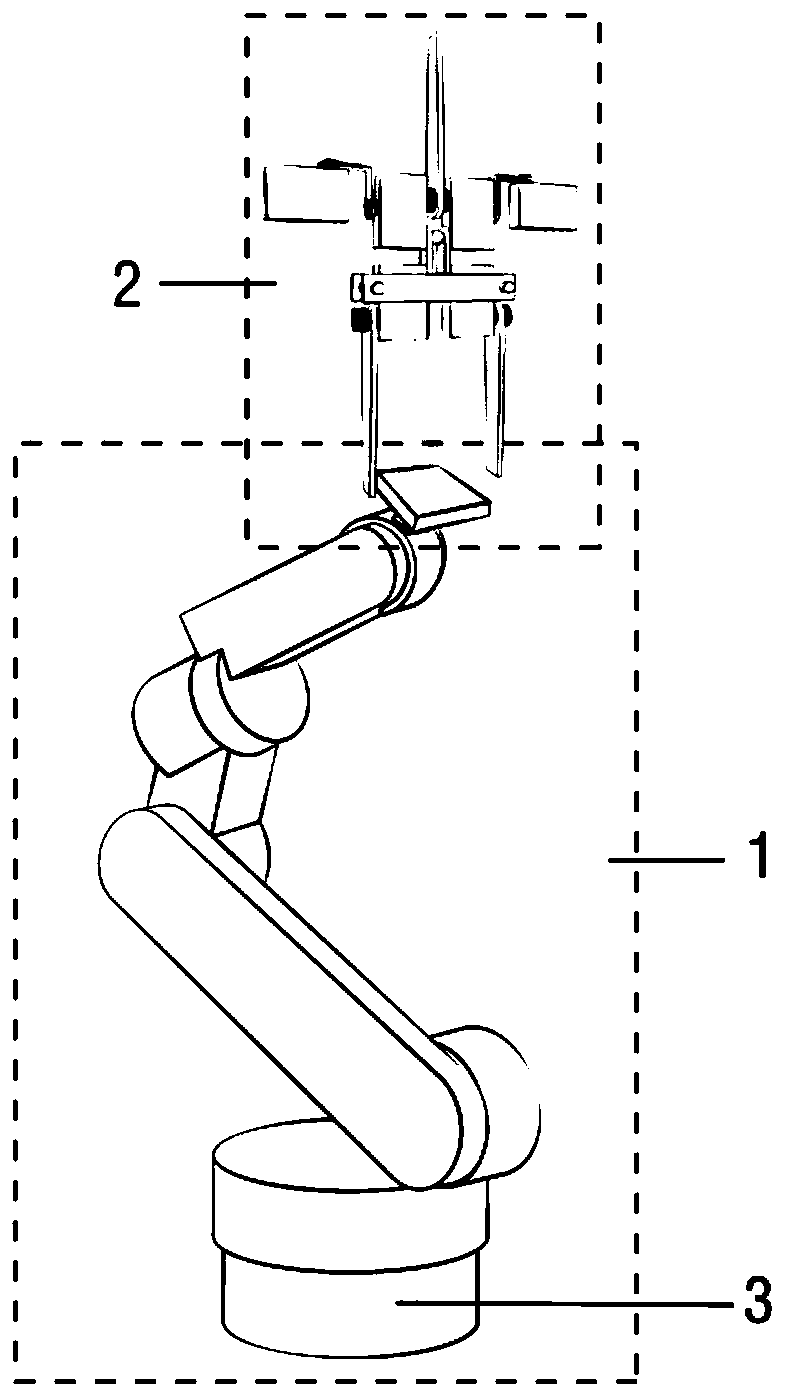 Method for simulating palm puppet performance by using mechanical arm