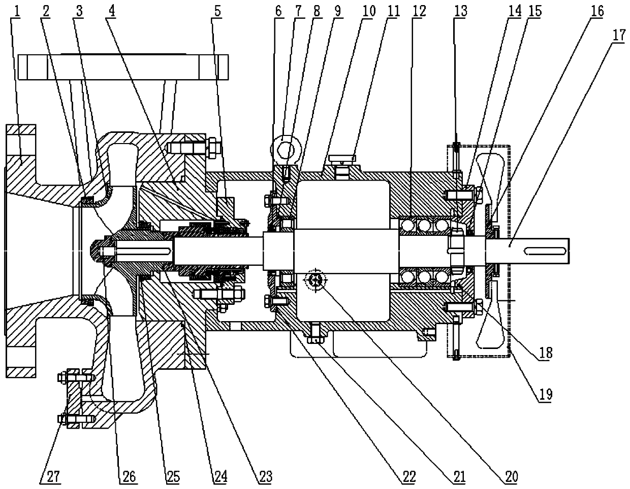 Booster pump for seawater desalination