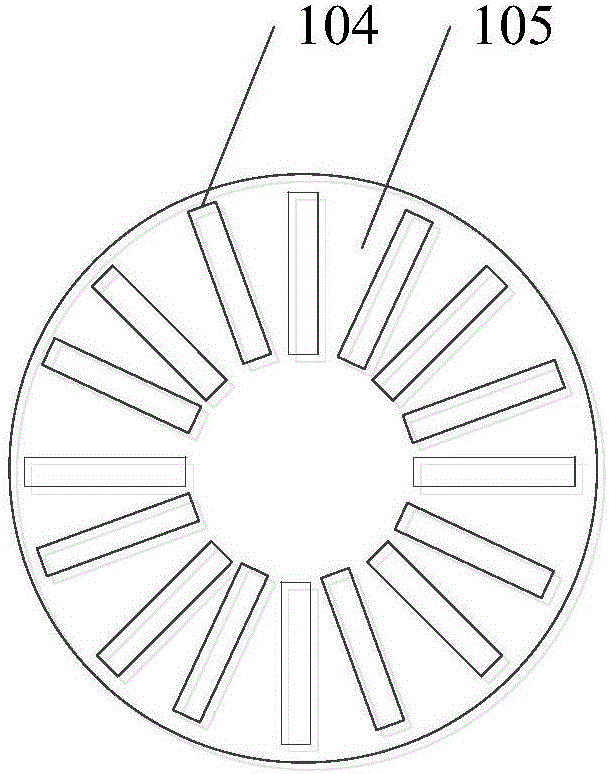 Synchronously-cooled axial flow fan