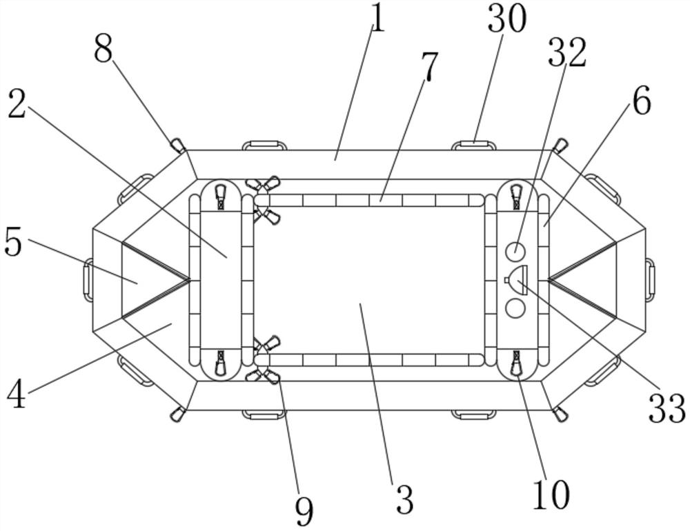 Inflatable life raft for maritime lifesaving