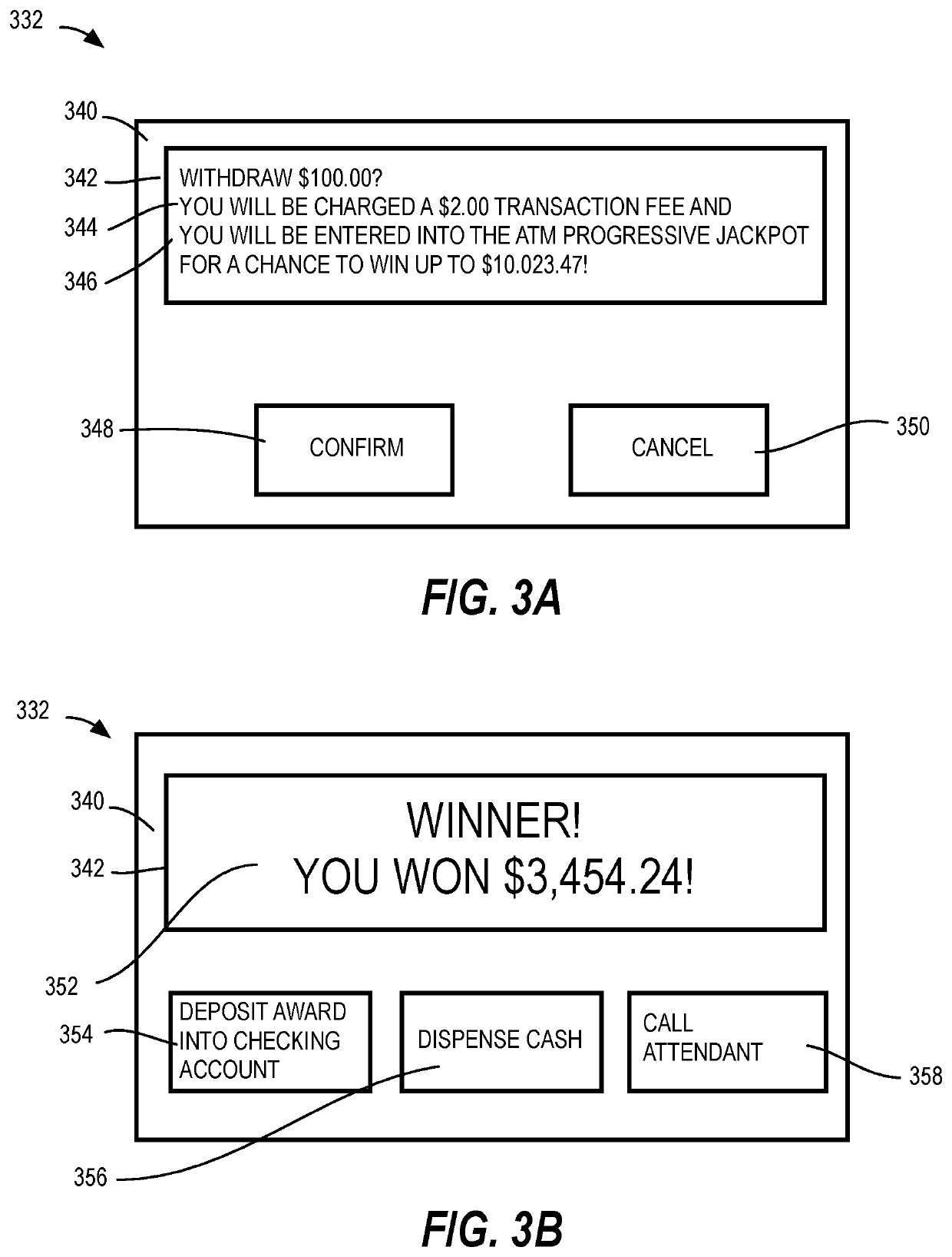 Systems, methods, and devices for a progressive jackpot for automatic teller machine (ATM) transactions