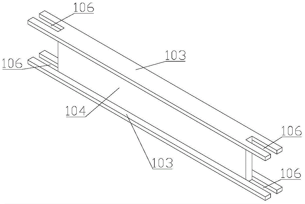 H-shaped steel-support welding reinforcing device and installing method thereof
