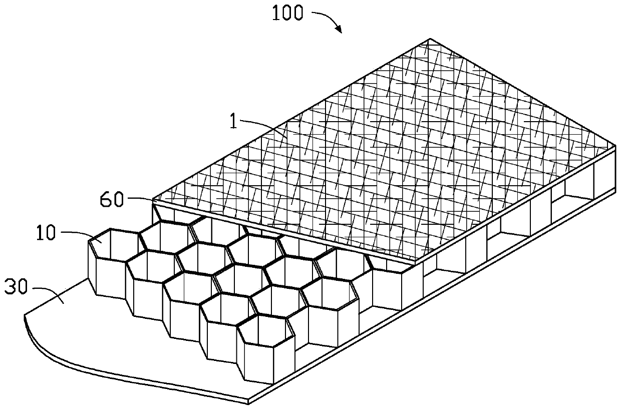 Honeycomb composite plate preparation method