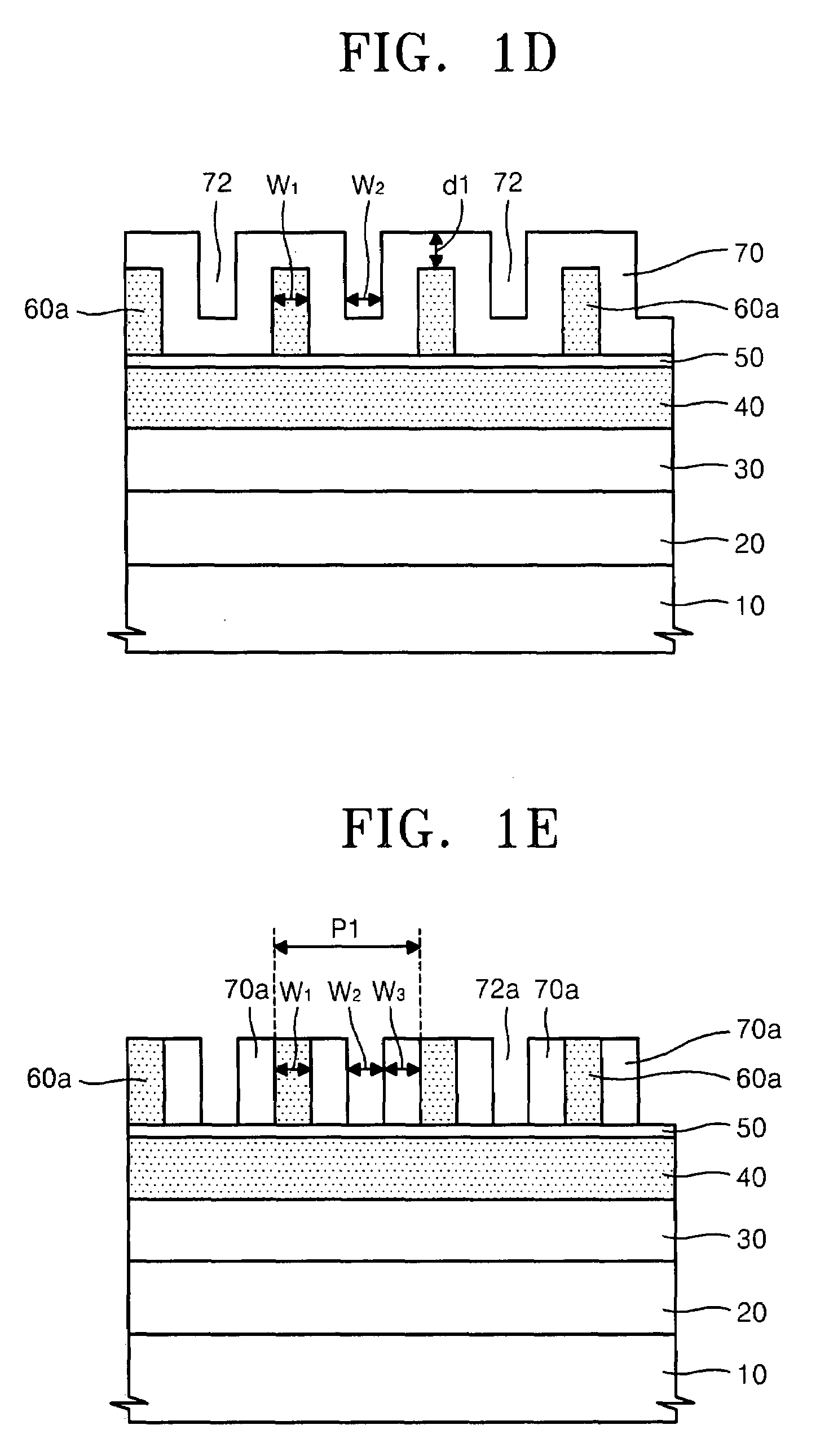 Method for forming hard mask patterns having a fine pitch and method for forming a semiconductor device using the same
