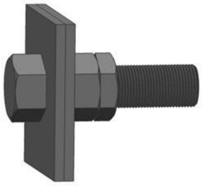 Upper locking type elastic conical locknut