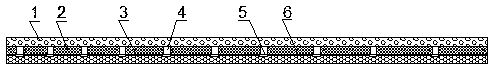 Elastic breathable crepe composite non-woven fabric and its forming method