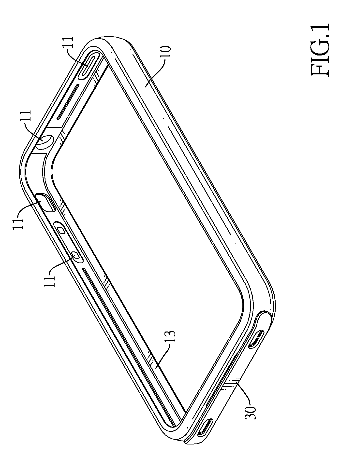 Protection frame for a portable device