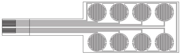 Flexible tactile pressure sensor