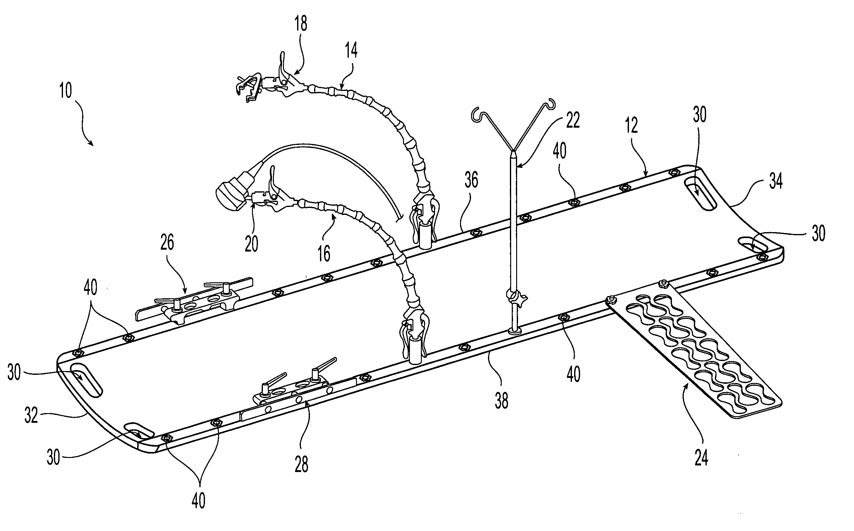 Support system for use when performing medical imaging of a patient