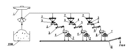 Green petroleum coke mixing and homogenizing system device
