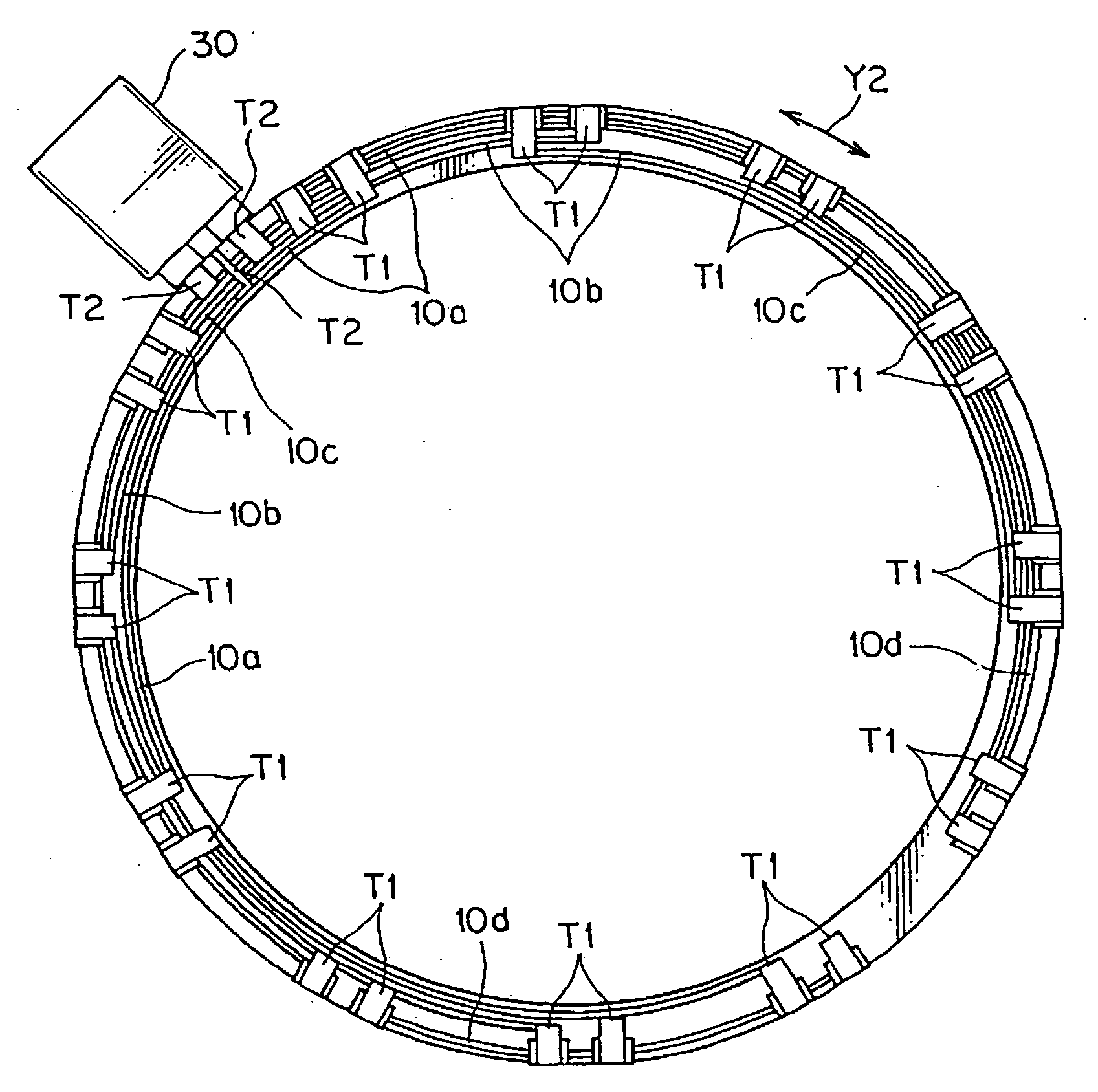 Electric power distribution device