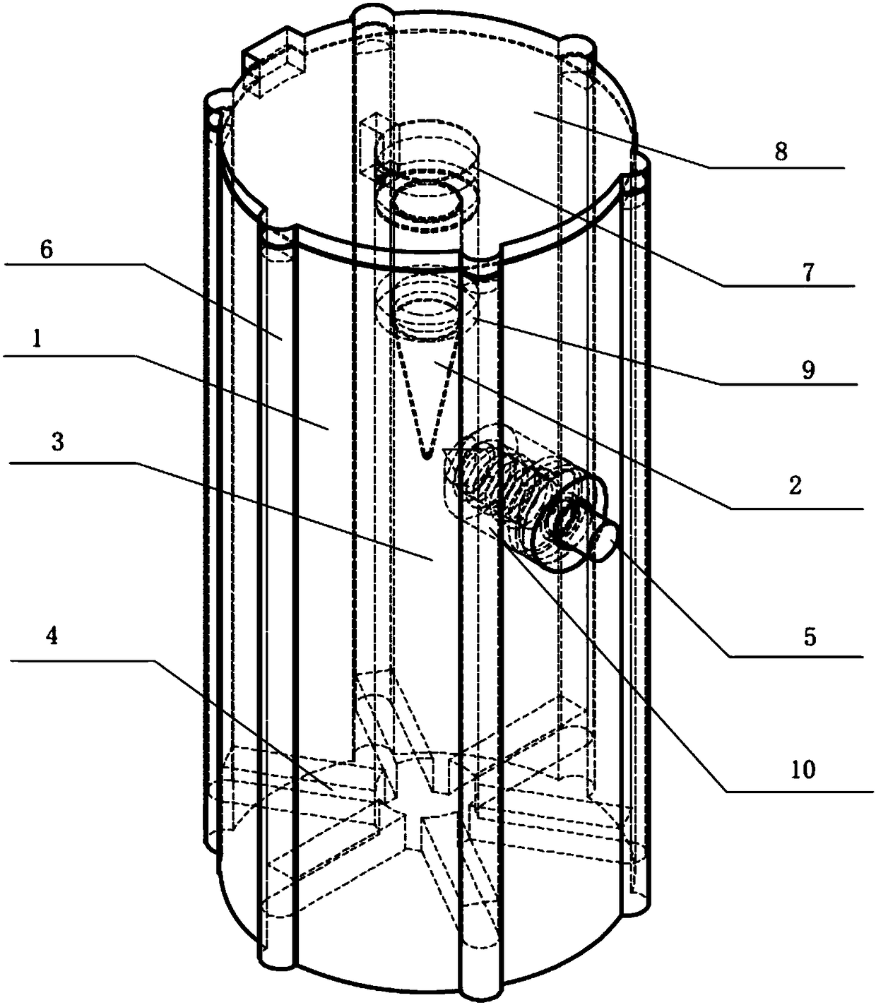 A fully enclosed multi-target nucleic acid isothermal amplification and detection integrated device