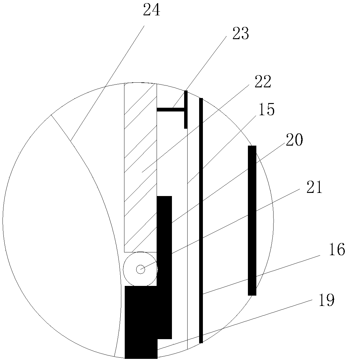 Construction method for isolating reserved foundation slab post-cast strip