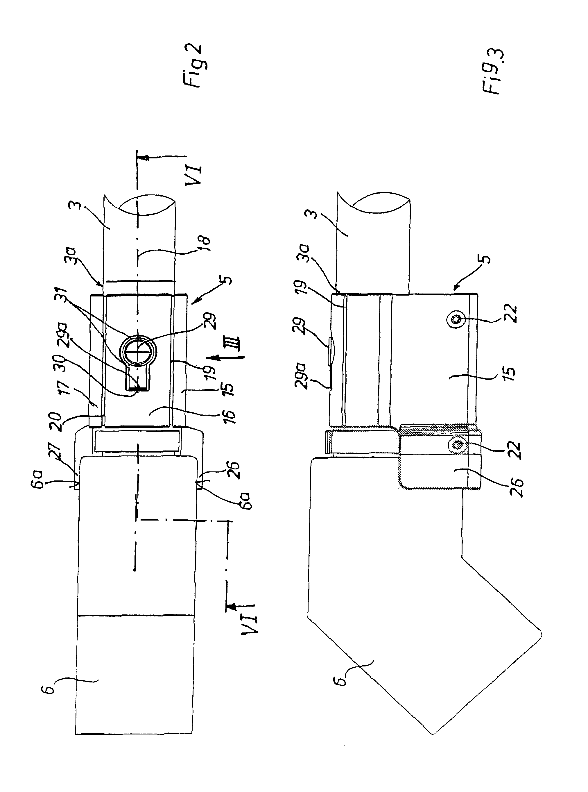 Vacuum cleaner with hand grip and adapter