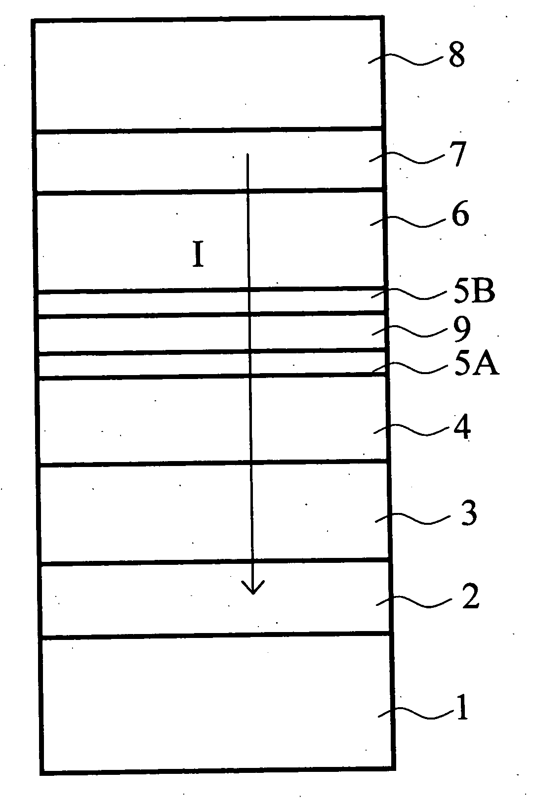 Magnetoresistance effect element having a nonmagnetic intermediate layer having a two-dimensional fluctuation of resistance