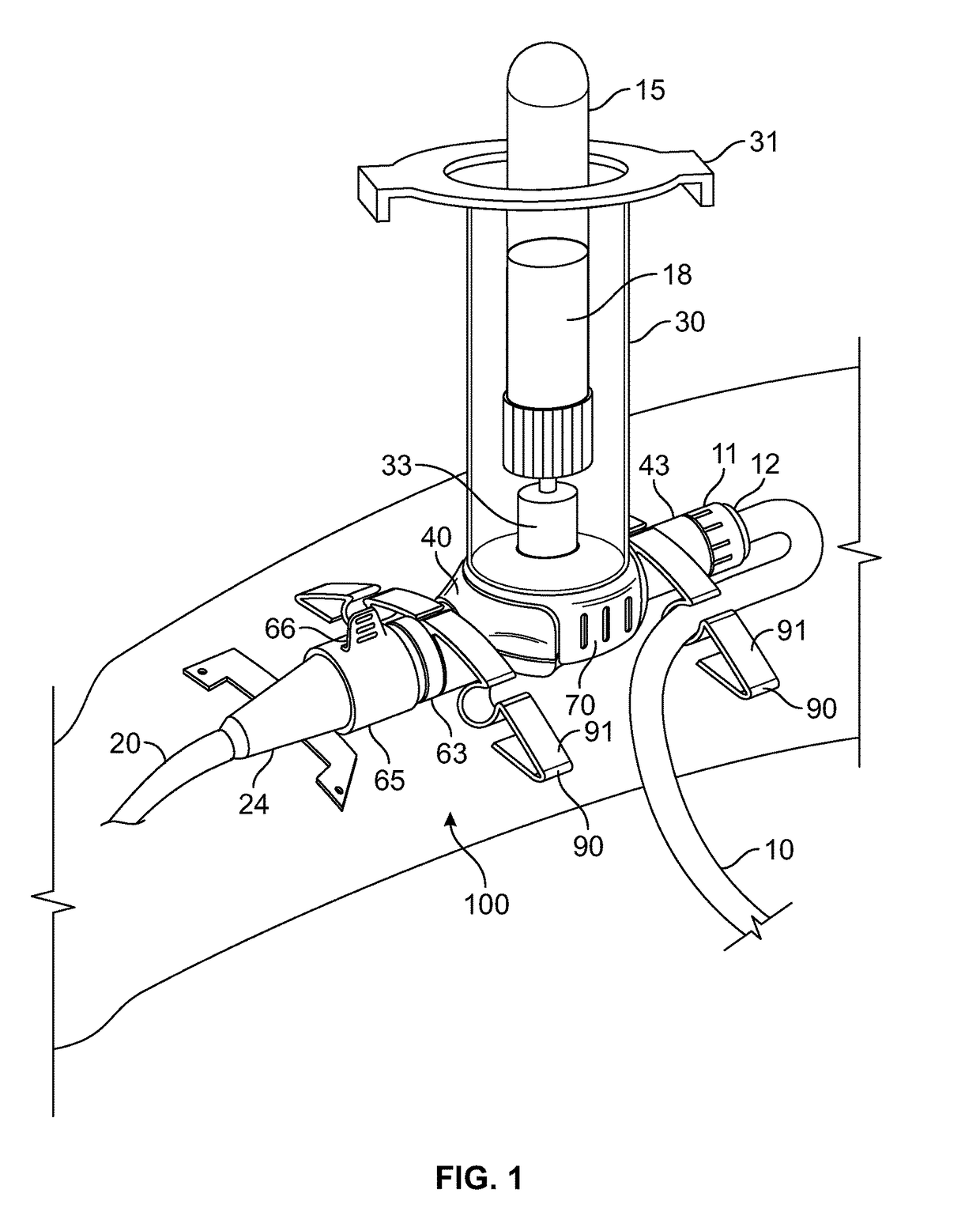 Infusion and blood collection device and method