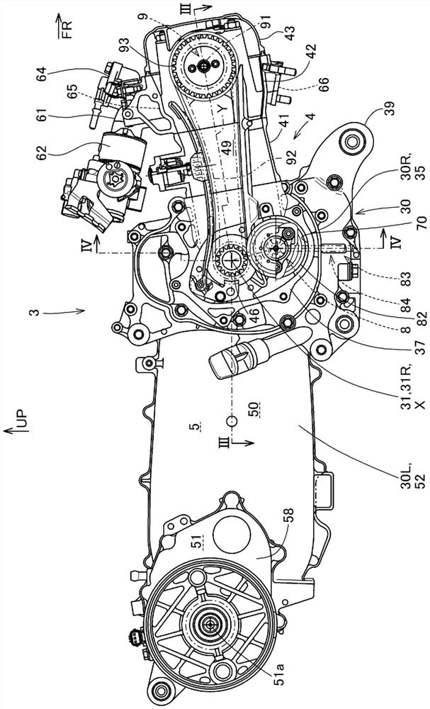 Auxiliary gear for internal combustion engine