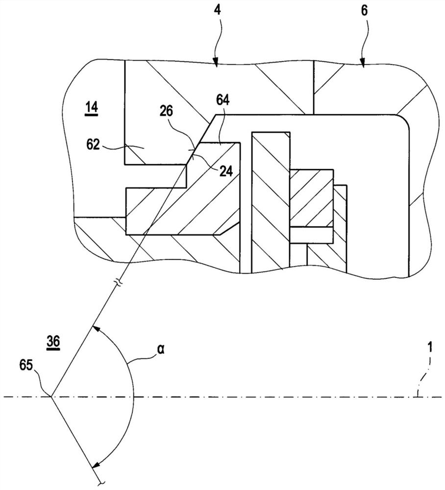 Turbocharger with centered guide blade ring