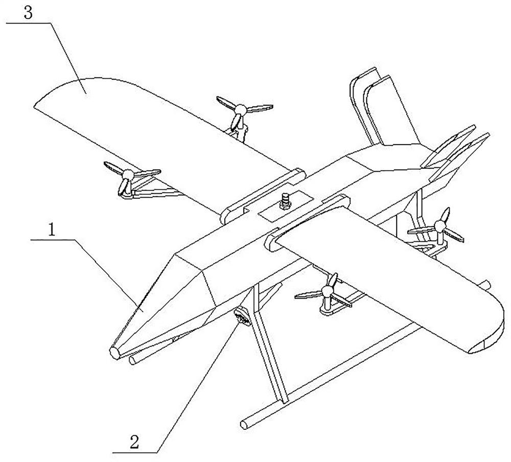 Unmanned aerial vehicle convenient to inspect petroleum pipeline