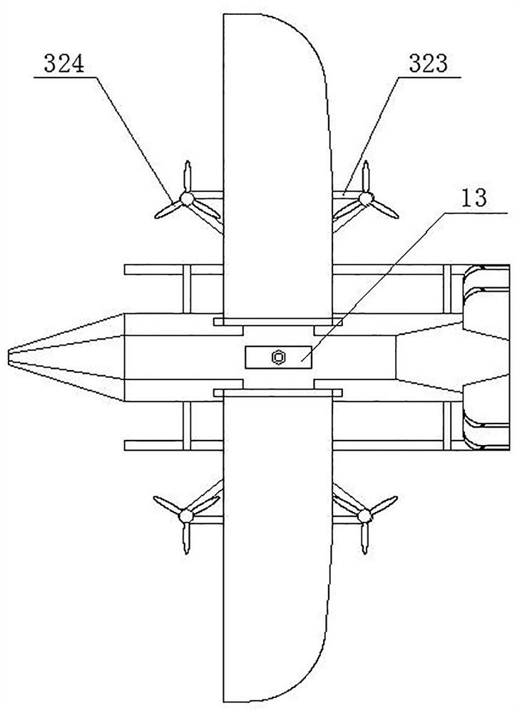 Unmanned aerial vehicle convenient to inspect petroleum pipeline