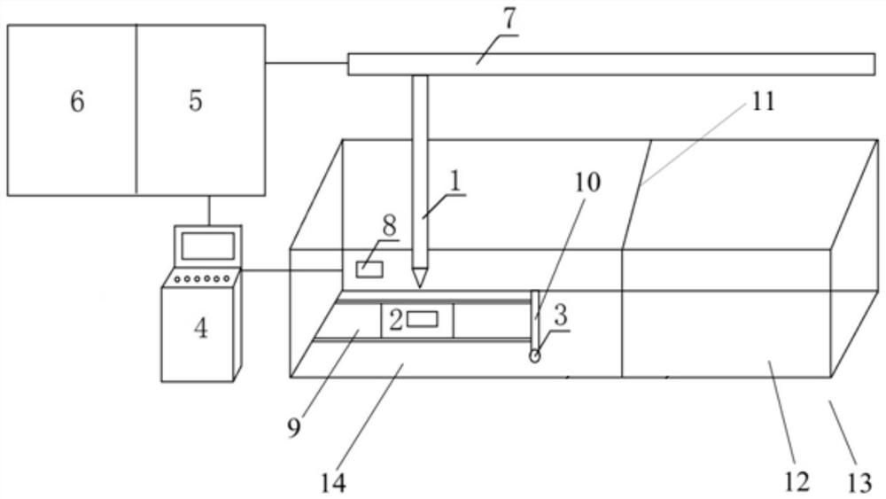 Cavitation water jet impact strengthening device