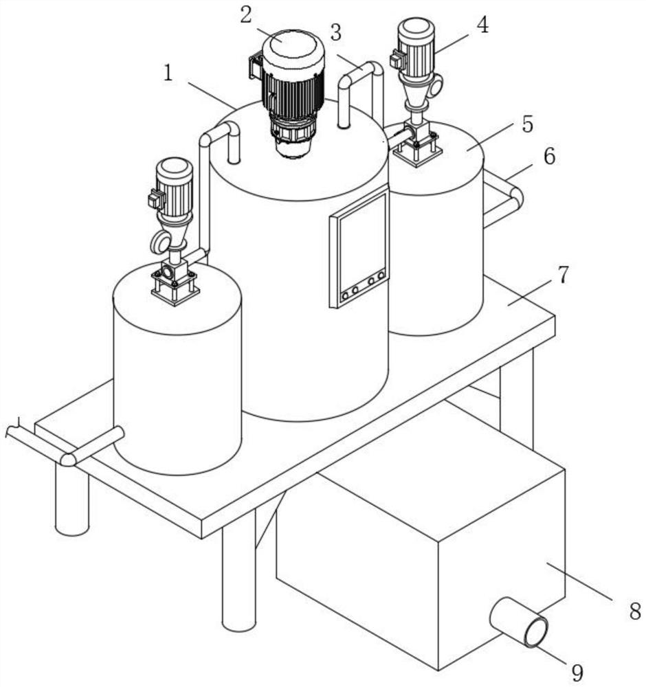 Three-tank pressure-stabilizing compensation non-negative-pressure water supply equipment