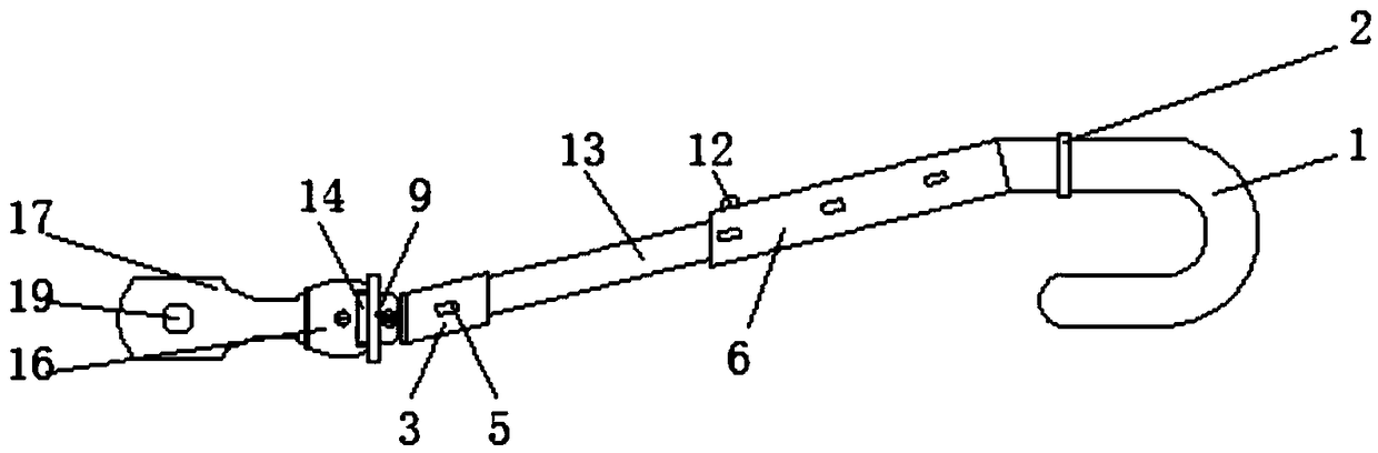 Handrails rack convenient to install