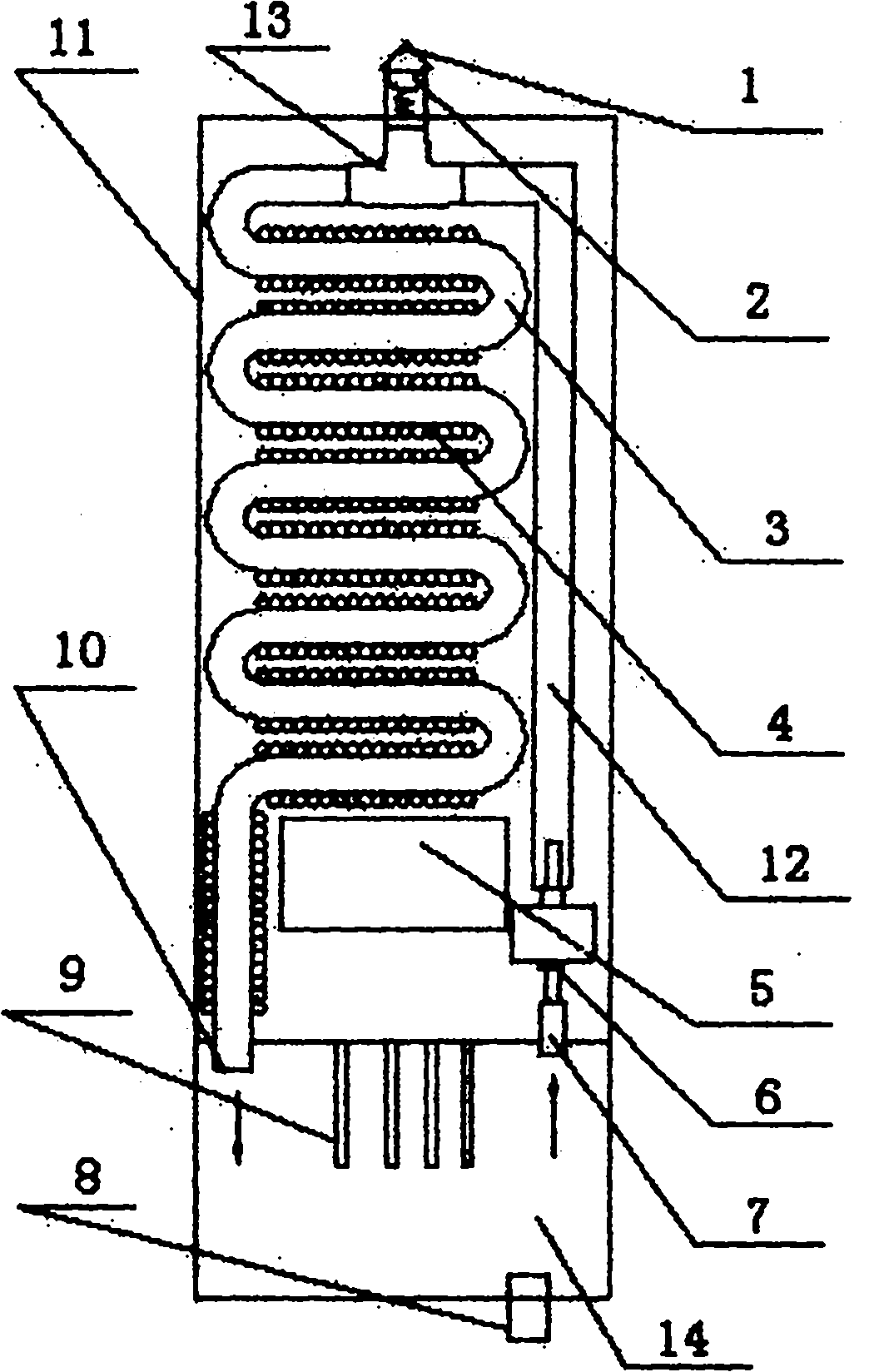 Water heat system adaptive electronic descaling device