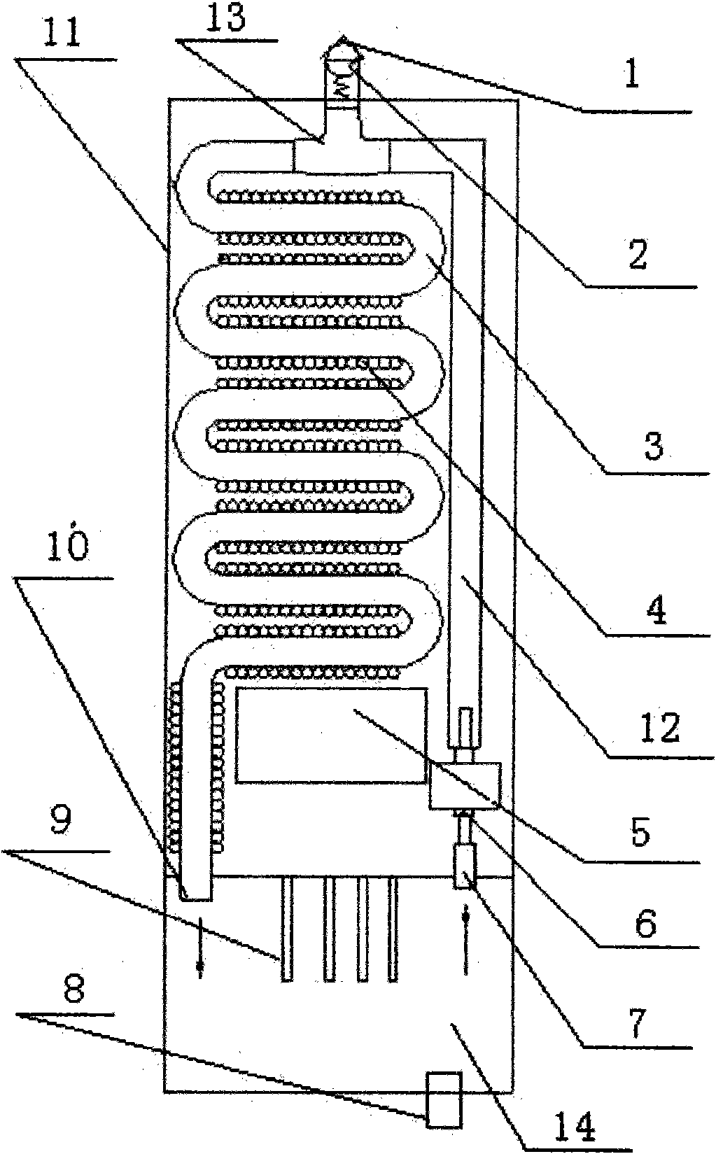 Water heat system adaptive electronic descaling device