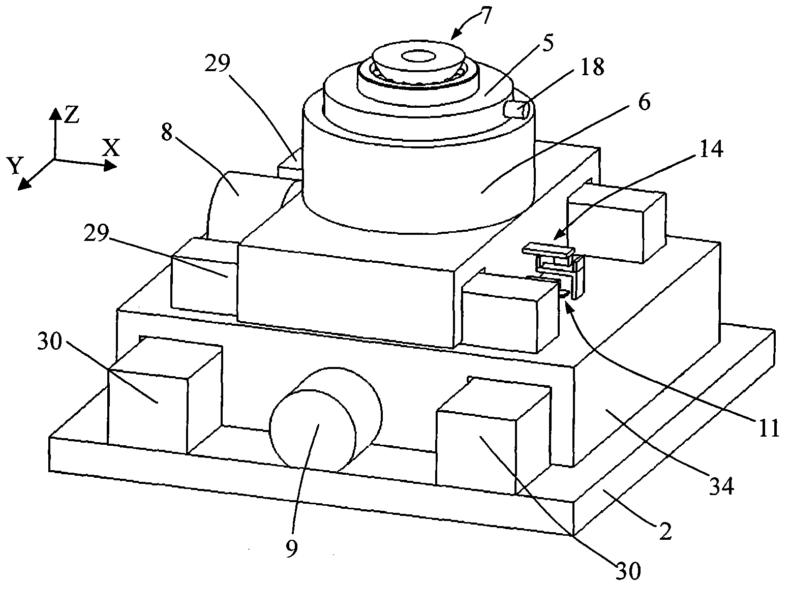 Zero-rigidity vibration isolator with double-layer air flotation orthogonal decoupling and rolling knuckle bearing angular decoupling