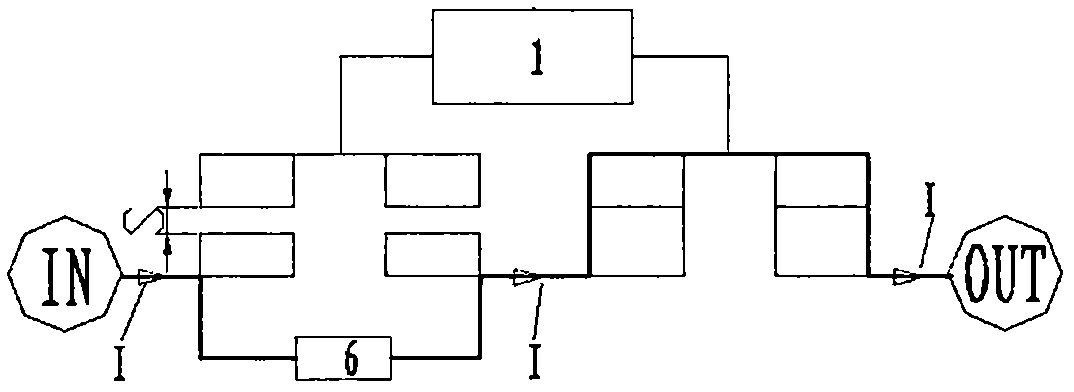 Method for arc extinguishing by DC load knife switch