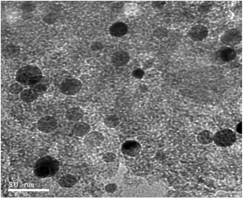 Supported spherical nano particle palladium catalyst and preparation method and application thereof